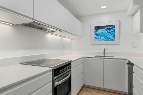107-1732 9A Street Sw, Calgary, AB - Indoor Photo Showing Kitchen