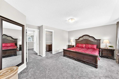 56 Evansborough Green Nw, Calgary, AB - Indoor Photo Showing Bedroom