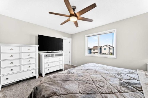 144 Copperstone Gardens, Calgary, AB - Indoor Photo Showing Bedroom