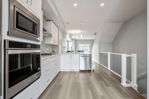 902 Sage Hill Grove Nw, Calgary, AB - Indoor Photo Showing Kitchen With Upgraded Kitchen