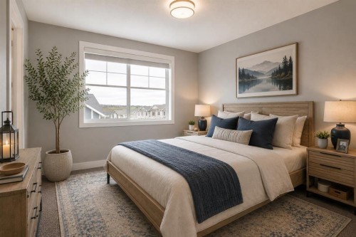 902 Sage Hill Grove Nw, Calgary, AB - Indoor Photo Showing Bedroom