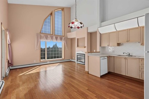 304-728 Country Hills Road Nw, Calgary, AB - Indoor Photo Showing Kitchen With Double Sink