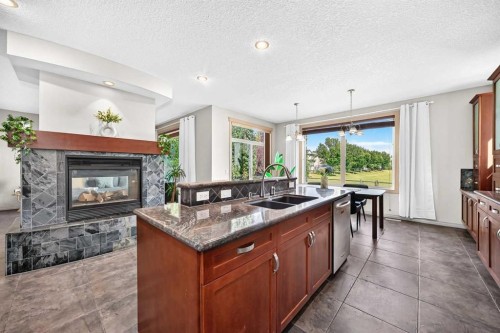 14 Springborough Crescent Sw, Calgary, AB - Indoor With Fireplace