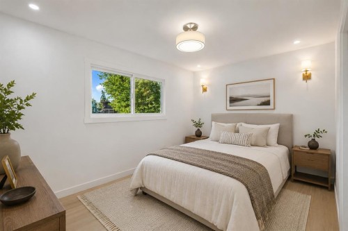 1174 Abbeydale Drive Ne, Calgary, AB - Indoor Photo Showing Bedroom