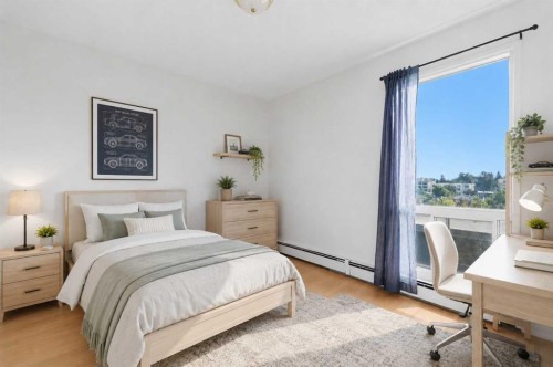 306-2611 15A Street Sw, Calgary, AB - Indoor Photo Showing Bedroom