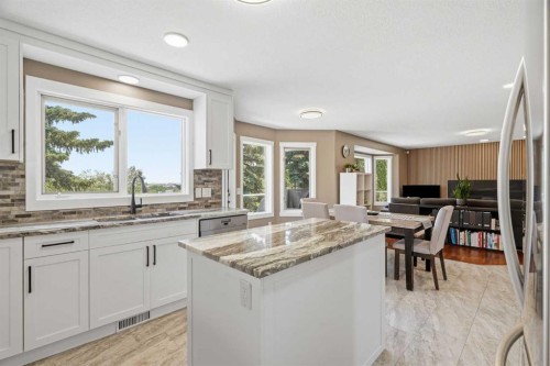 12078 Diamond View Se, Calgary, AB - Indoor Photo Showing Kitchen With Upgraded Kitchen