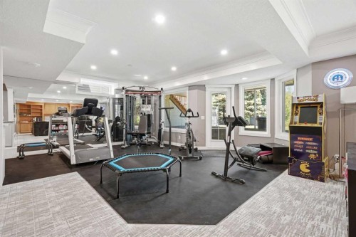 12078 Diamond View Se, Calgary, AB - Indoor Photo Showing Gym Room