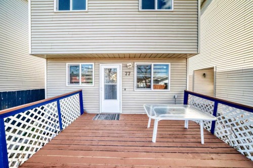 77 Martinbrook Road Ne, Calgary, AB - Outdoor With Deck Patio Veranda With Exterior
