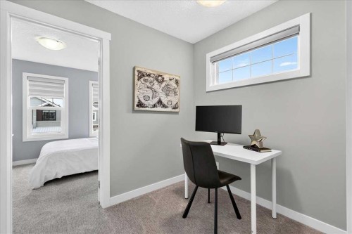 137 Cranbrook Cove Se, Calgary, AB - Indoor Photo Showing Office