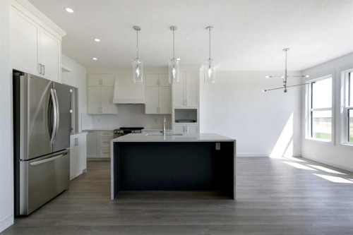 160 Copperhead Road Se, Calgary, AB - Indoor Photo Showing Kitchen With Upgraded Kitchen
