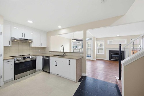133 Saddlecrest Green Ne, Calgary, AB - Indoor Photo Showing Kitchen