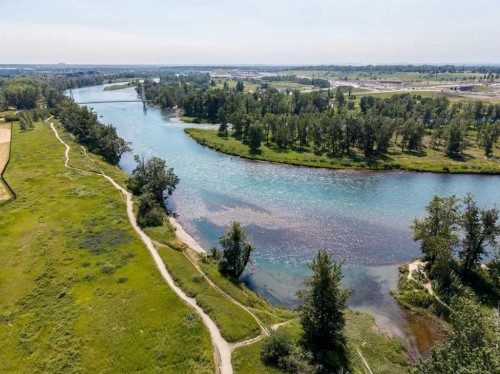 116 Riverbirch Crescent Se, Calgary, AB - Outdoor With Body Of Water With View