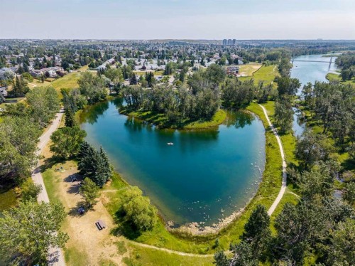 116 Riverbirch Crescent Se, Calgary, AB - Outdoor With Body Of Water With View