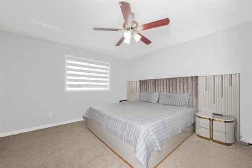 50 Saddleland Crescent Ne, Calgary, AB - Indoor Photo Showing Bedroom