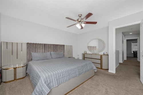 50 Saddleland Crescent Ne, Calgary, AB - Indoor Photo Showing Bedroom