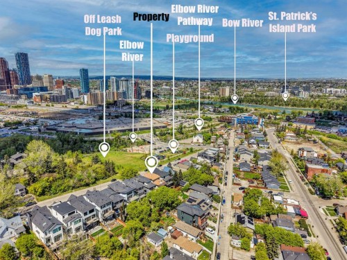 1108 Bellevue Avenue Se, Calgary, AB - Outdoor With View
