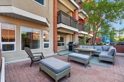 109-838 19 Avenue Sw, Calgary, AB - Outdoor With Deck Patio Veranda With Exterior