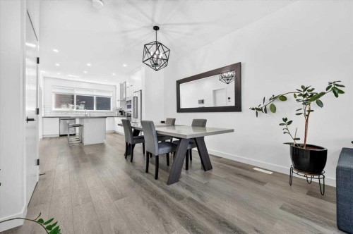 40 Amblefield View Nw, Calgary, AB - Indoor Photo Showing Dining Room