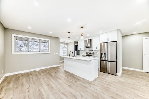 59 Templeson Road Ne, Calgary, AB - Indoor Photo Showing Kitchen With Stainless Steel Kitchen