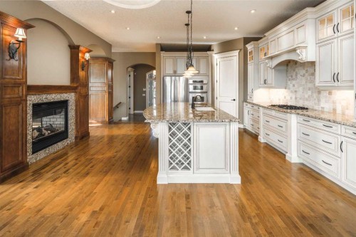 41 Cranleigh Park Se, Calgary, AB - Indoor Photo Showing Kitchen With Upgraded Kitchen