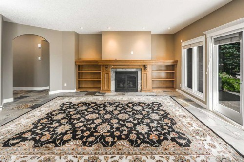 41 Cranleigh Park Se, Calgary, AB - Indoor With Fireplace
