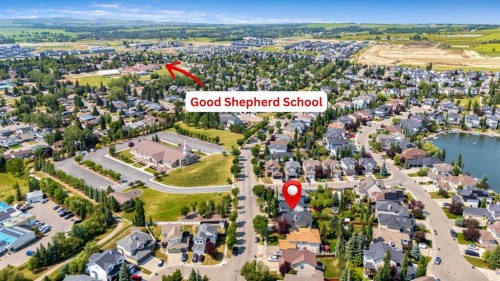 391 Banister Drive, Okotoks, AB - Outdoor With Body Of Water With View