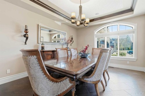 109 Aspen Ridge Place Sw, Calgary, AB - Indoor Photo Showing Dining Room