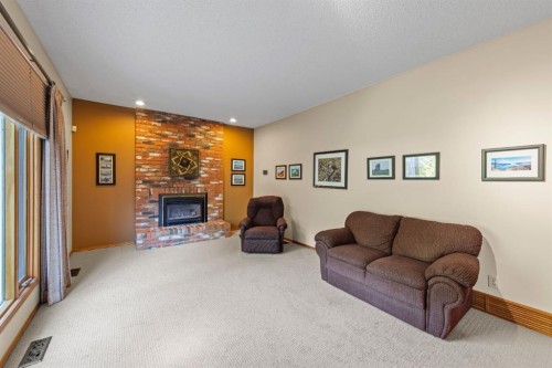 203 Silver Valley Boulevard Nw, Calgary, AB - Indoor With Fireplace