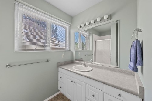 203 Silver Valley Boulevard Nw, Calgary, AB - Indoor Photo Showing Bathroom