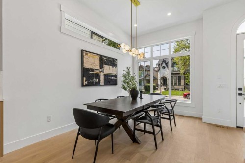 2708 18 Street Nw, Calgary, AB - Indoor Photo Showing Dining Room