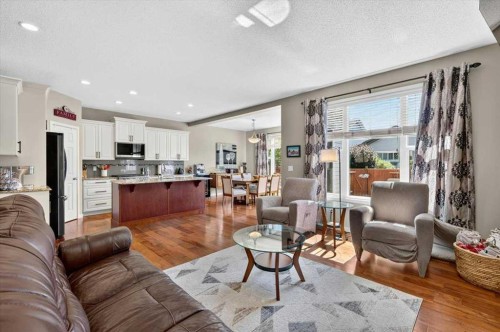 1017 Brightoncrest Common Se, Calgary, AB - Indoor Photo Showing Living Room