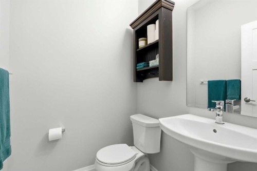 81 Riviera View, Cochrane, AB - Indoor Photo Showing Bathroom