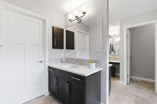 81 Riviera View, Cochrane, AB - Indoor Photo Showing Bathroom