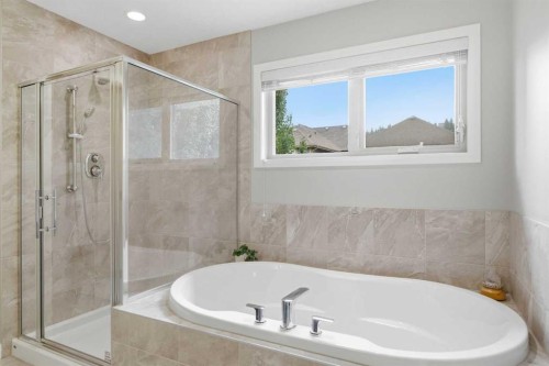 81 Riviera View, Cochrane, AB - Indoor Photo Showing Bathroom