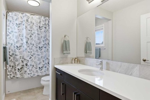81 Riviera View, Cochrane, AB - Indoor Photo Showing Bathroom