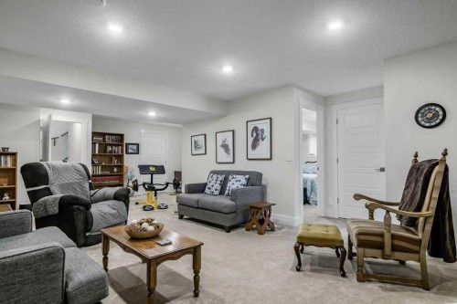 267 Cimarron Vista Court, Okotoks, AB - Indoor Photo Showing Living Room