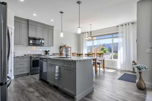 267 Cimarron Vista Court, Okotoks, AB - Indoor Photo Showing Kitchen With Upgraded Kitchen