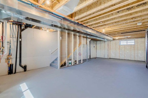 471 Hotchkiss Manor Se, Calgary, AB - Indoor Photo Showing Basement
