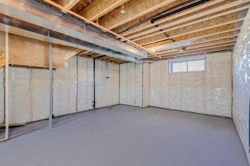 471 Hotchkiss Manor Se, Calgary, AB - Indoor Photo Showing Basement