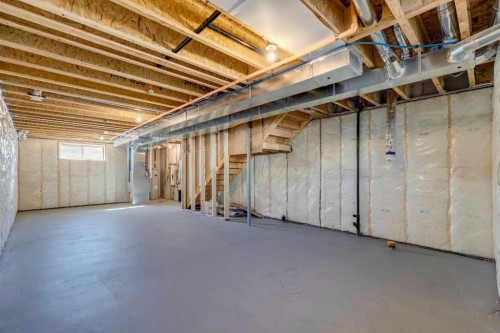 471 Hotchkiss Manor Se, Calgary, AB - Indoor Photo Showing Basement