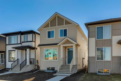 471 Hotchkiss Manor Se, Calgary, AB - Outdoor With Facade