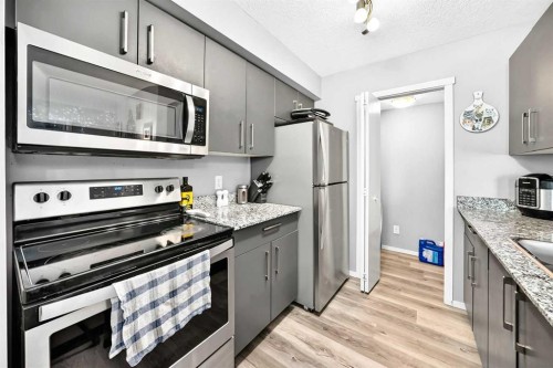 2314-4641 128 Avenue Ne, Calgary, AB - Indoor Photo Showing Kitchen With Upgraded Kitchen