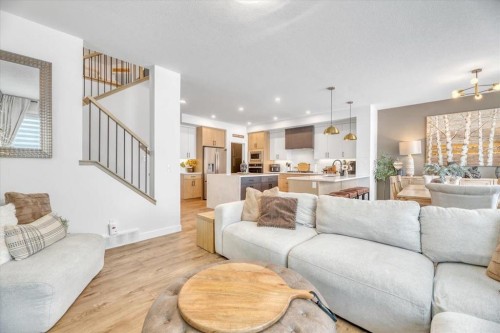 77 Versant Point Sw, Calgary, AB - Indoor Photo Showing Dining Room