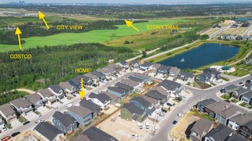 77 Versant Point Sw, Calgary, AB -  With View