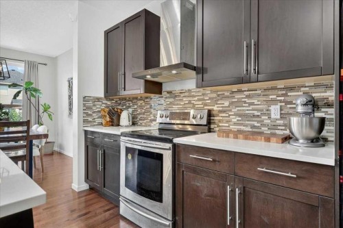 42 Nolancrest Rise Nw, Calgary, AB - Indoor Photo Showing Kitchen With Upgraded Kitchen