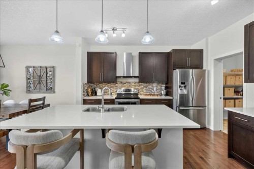42 Nolancrest Rise Nw, Calgary, AB - Indoor Photo Showing Kitchen With Double Sink With Upgraded Kitchen
