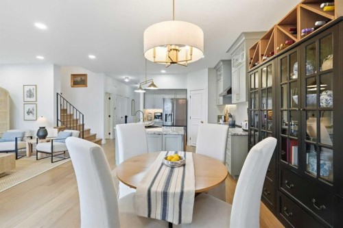 1076 Prestwick Circle Se, Calgary, AB - Indoor Photo Showing Dining Room