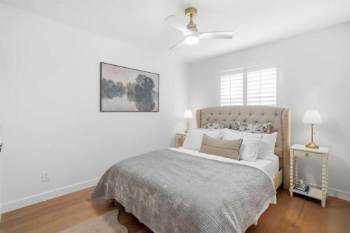 1076 Prestwick Circle Se, Calgary, AB - Indoor Photo Showing Bedroom