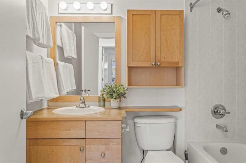 411-160 Kananaskis Way, Canmore, AB - Indoor Photo Showing Bathroom