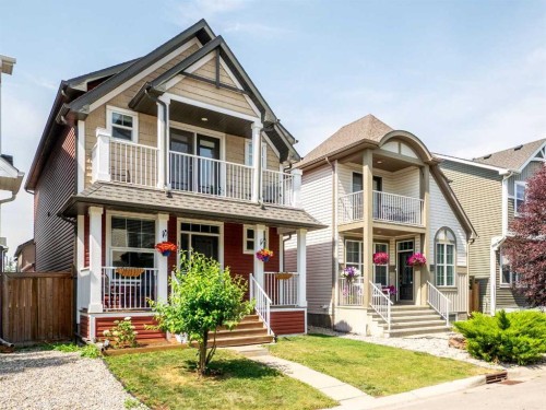 367 Auburn Crest Way Se, Calgary, AB - Outdoor With Balcony With Facade